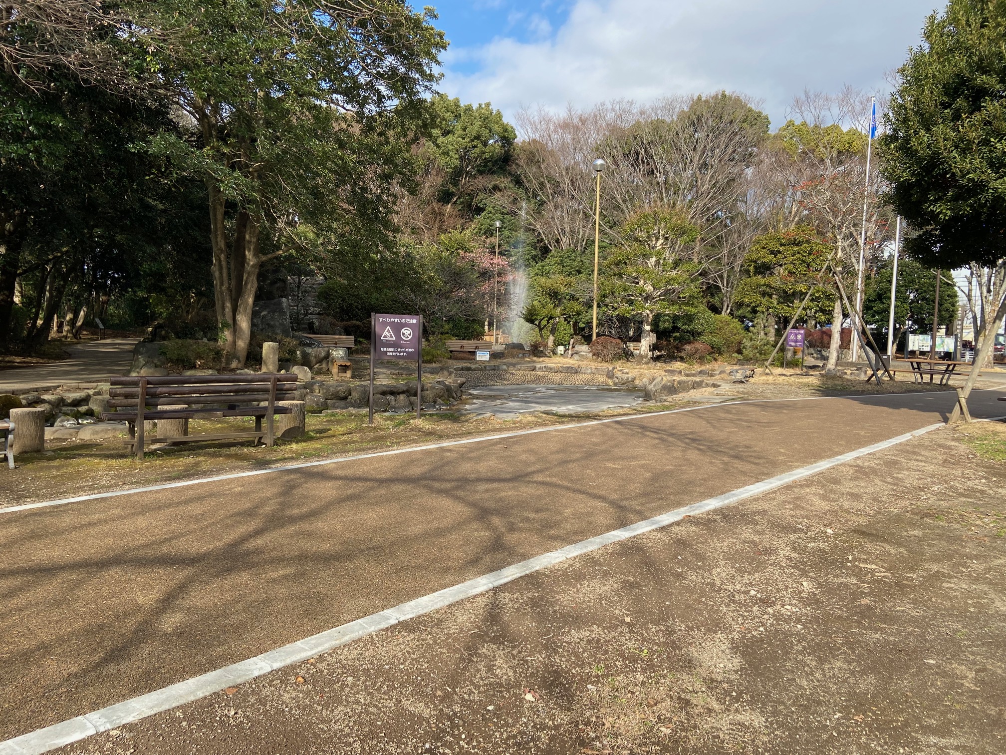 柿田川公園(芝生広場)の新たな園路が追加されました！！