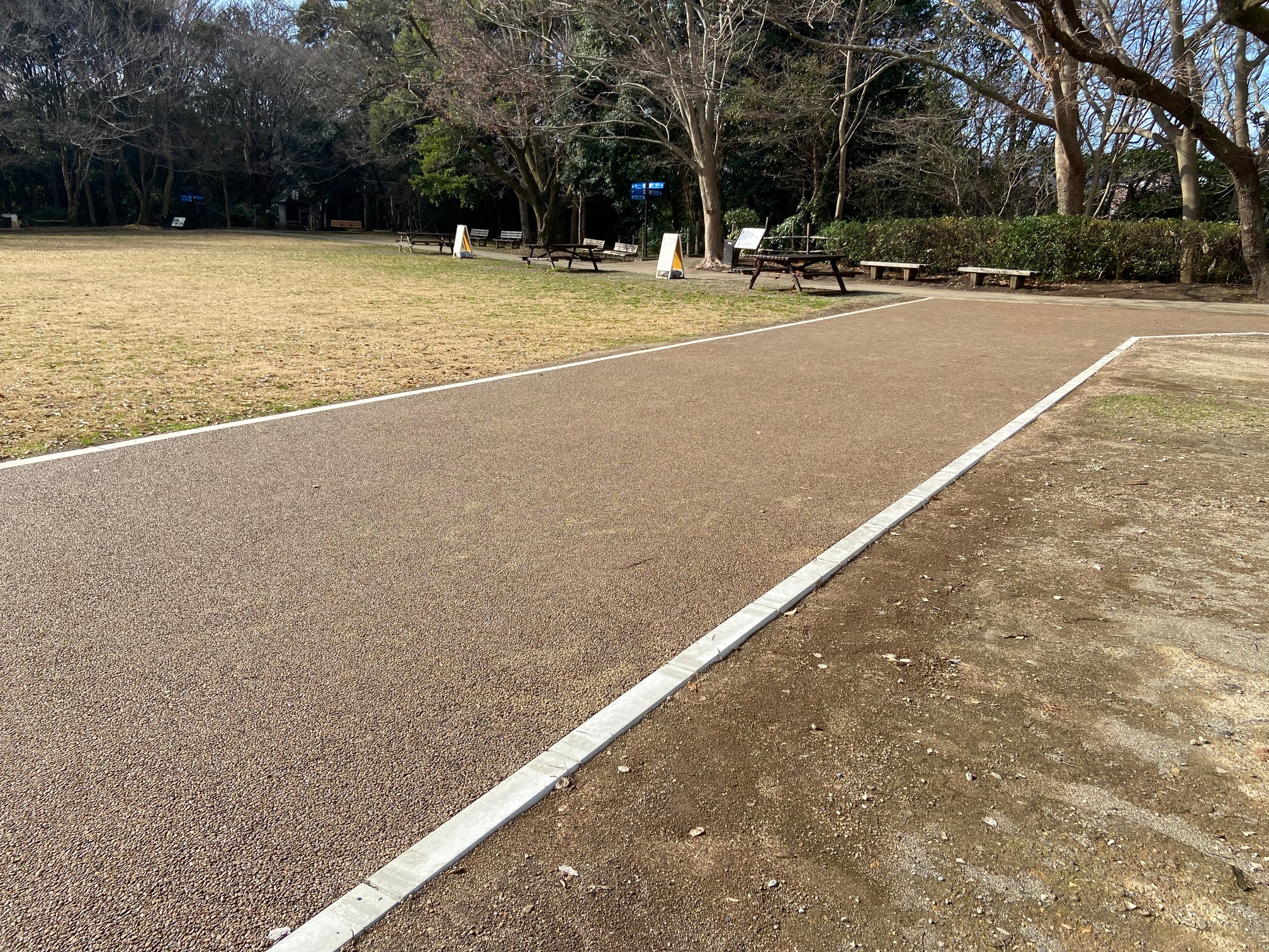 柿田川公園(芝生広場)の新たな園路が追加されました！！