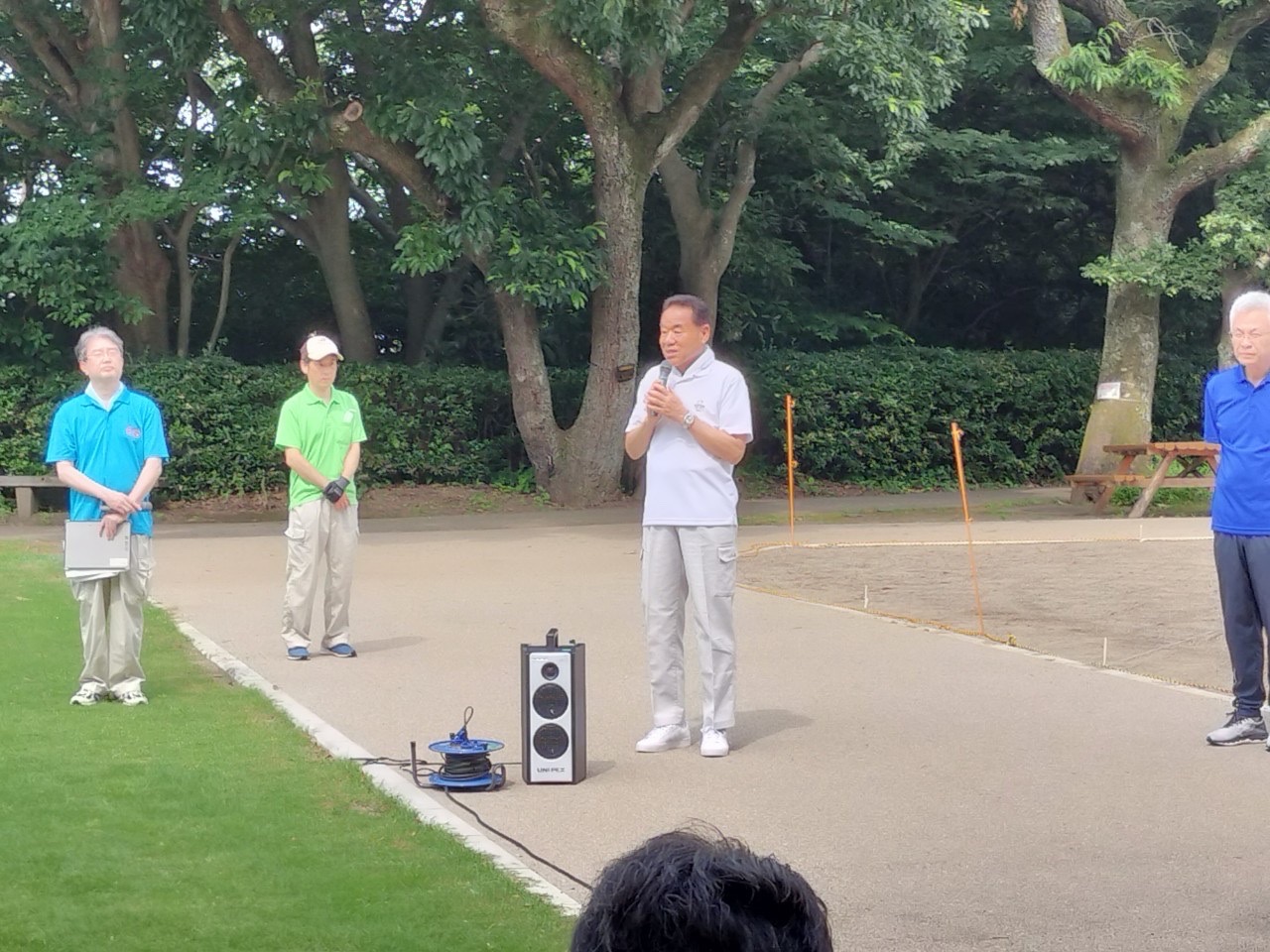 柿田川公園芝生広場に新しい芝生を植えました！